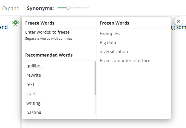 what-is-freeze-words-quillbot-help-center